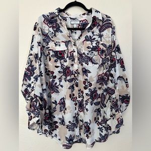 Charter Club Woman Button Down Size 2X